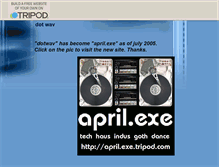 Tablet Screenshot of dotwavmedia.tripod.com