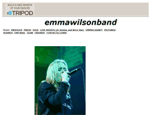 Tablet Screenshot of emmawilsonband.tripod.com