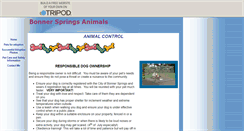 Desktop Screenshot of bonnerspringsanimals.tripod.com