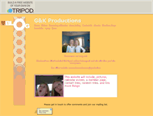 Tablet Screenshot of gkproductions.tripod.com