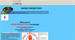Desktop Screenshot of hanmipresbytery.tripod.com