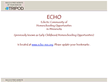 Tablet Screenshot of echo-mn.tripod.com