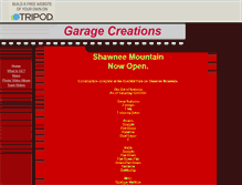 Tablet Screenshot of garagecreation.tripod.com