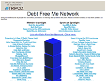 Tablet Screenshot of debtfreeme.tripod.com