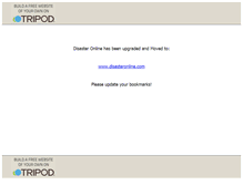 Tablet Screenshot of disasteronline.tripod.com