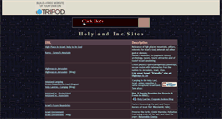 Desktop Screenshot of holyland-inc-sites.tripod.com
