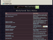 Tablet Screenshot of holyland-inc-sites.tripod.com