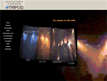 Tablet Screenshot of deadheroesclub.tripod.com
