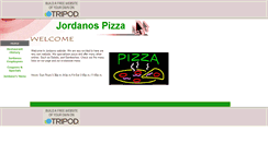 Desktop Screenshot of jordanospizza.tripod.com