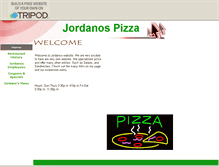 Tablet Screenshot of jordanospizza.tripod.com