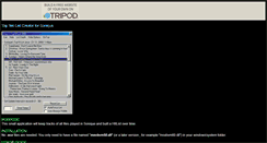 Desktop Screenshot of chrisv.tripod.com