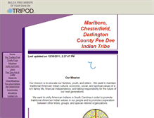 Tablet Screenshot of mcdcpeedeeindiantrib.tripod.com