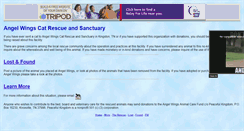 Desktop Screenshot of angelwingsrescue.tripod.com