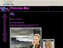 Tablet Screenshot of bec083.tripod.com
