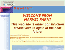 Tablet Screenshot of marvelfarm.tripod.com