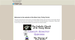 Desktop Screenshot of holytrinitydiss.tripod.com