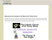 Tablet Screenshot of holytrinitydiss.tripod.com
