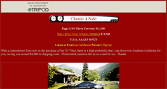 Desktop Screenshot of classic4sale.tripod.com
