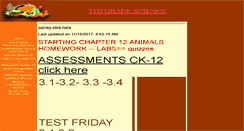 Desktop Screenshot of 8thgradescience.tripod.com