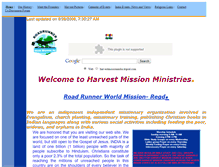 Tablet Screenshot of harvestmissionindia.tripod.com