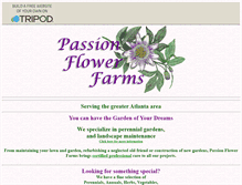Tablet Screenshot of passionflowerfarms.tripod.com