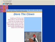 Tablet Screenshot of devotheclown.tripod.com