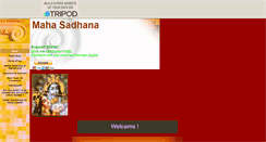 Desktop Screenshot of maha-sadhana.tripod.com