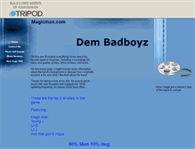 Tablet Screenshot of demetrius67.tripod.com