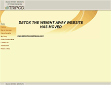 Tablet Screenshot of detoxtheweightaway.tripod.com