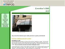 Tablet Screenshot of loveshoe.tripod.com