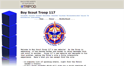 Desktop Screenshot of boyscouttroop117.tripod.com