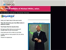 Tablet Screenshot of michaelwhite-actor.tripod.com