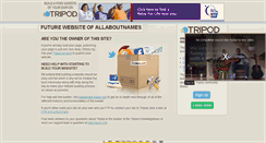 Desktop Screenshot of allaboutnames.tripod.com