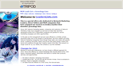 Desktop Screenshot of leaderslists.tripod.com
