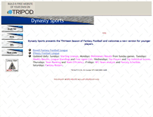 Tablet Screenshot of dynastysports0.tripod.com