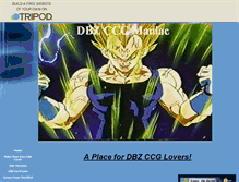Tablet Screenshot of dbzccgmaniac.tripod.com