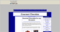 Desktop Screenshot of gourmet-chocolates.tripod.com