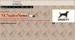 Desktop Screenshot of ncnativenews.tripod.com