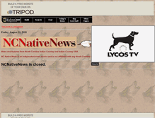 Tablet Screenshot of ncnativenews.tripod.com