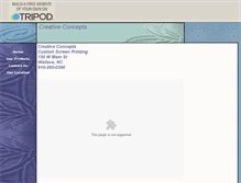 Tablet Screenshot of creative-concepts.tripod.com
