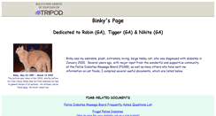 Desktop Screenshot of binkyspage.tripod.com