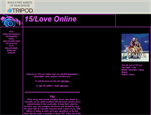 Tablet Screenshot of fifteen-love-rox.tripod.com