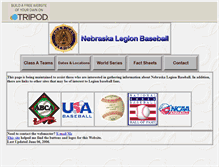 Tablet Screenshot of legionbaseball.tripod.com
