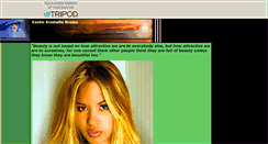 Desktop Screenshot of exotickrishelle.tripod.com