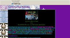 Desktop Screenshot of generacion-xtrema.tripod.com