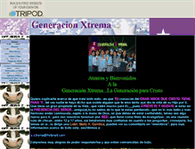 Tablet Screenshot of generacion-xtrema.tripod.com