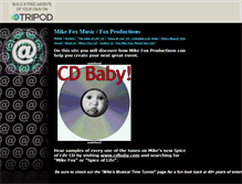 Tablet Screenshot of mikefoxmusic.tripod.com