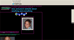 Desktop Screenshot of lessandjess.tripod.com