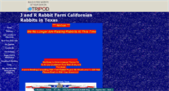 Desktop Screenshot of jrrabbitfarms.tripod.com