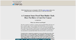 Desktop Screenshot of no-cancer-cure.tripod.com